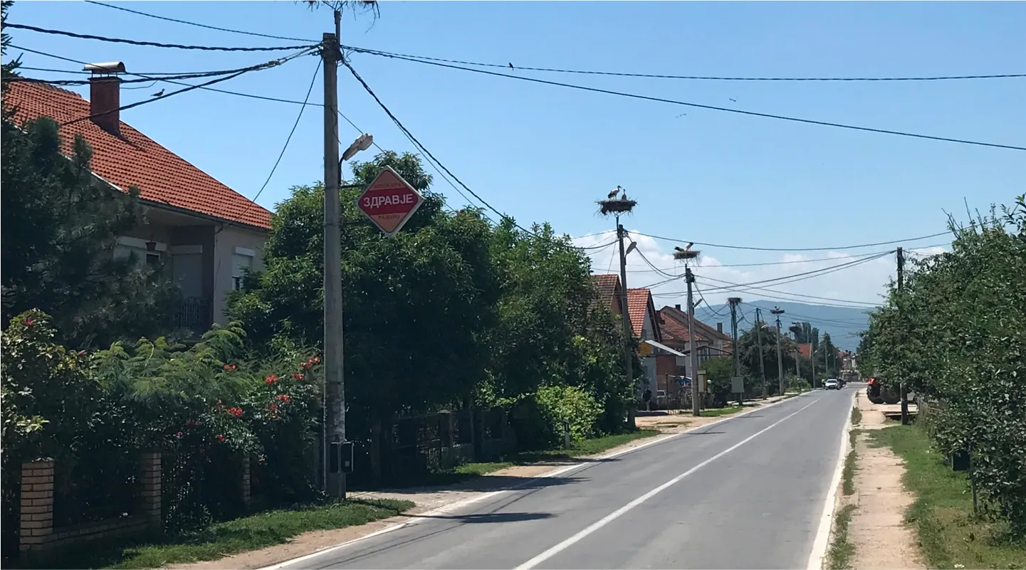 Straat in Macedonië